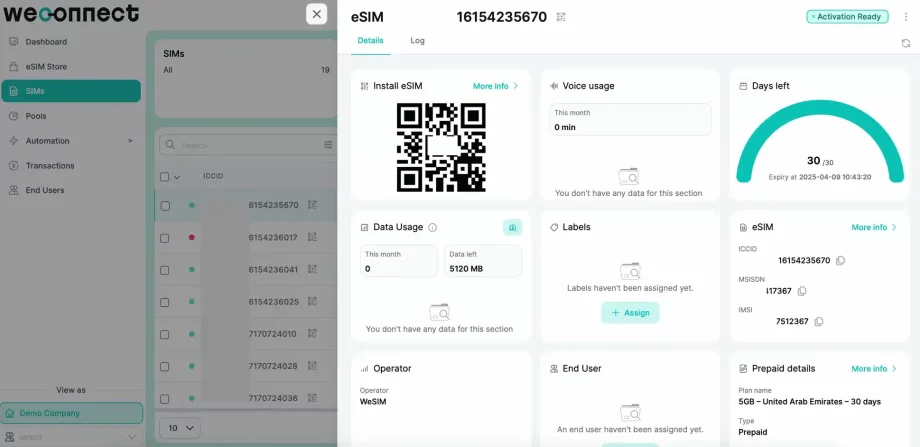 portal-dashboard-esim